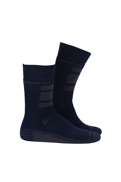 THERMOFORM Navy Blue Worker Socks - Pack of 3