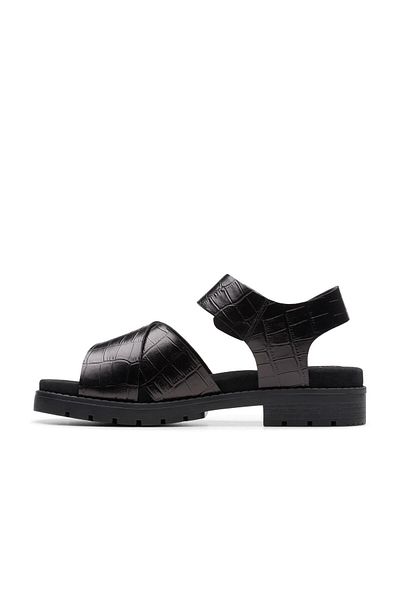 CLARKS Black Genuine leather Sandals For Womens