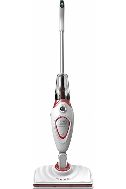Black&Decker Black+Decker Steam-Mop With 3 Accessories, 1600W, White/Red - Bd...