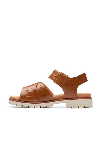 CLARKS Brown Genuine leather Sandals For Womens
