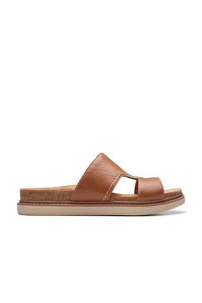 CLARKS Brown Genuine leather Sandals For Womens