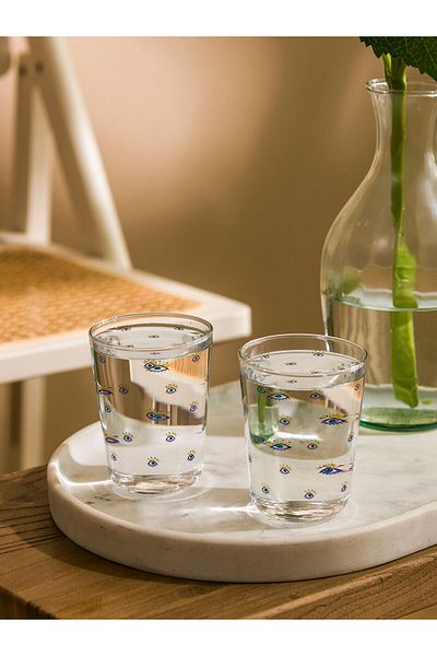 LC Waikiki Lcwk Eye Printed Glass Glass Set of 6 200 ml