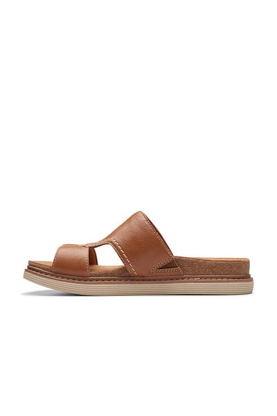 CLARKS Brown Genuine leather Sandals For Womens