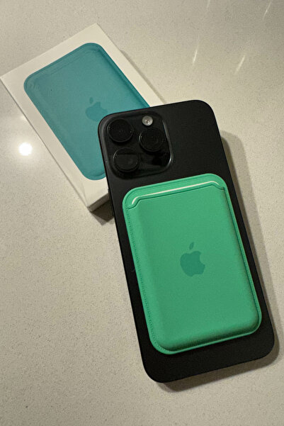 L'eDoren Apple Iphone Uyumlu Telefon Arkası Magsafe Silikon Cüzdan Kartlık İo...