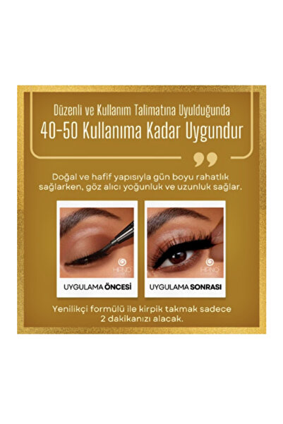 newnet Takma kirpik seti 6 farklı Doğal Model -2 Adet Mıknatıslı Likit Eyeliner Yapıştırıcı (Beyaz+Siyah)