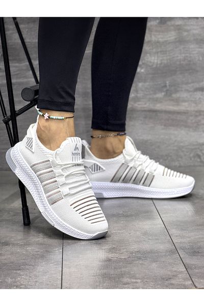 ARONA Unisex πλεκτά με κορδόνια καθημερινά άνετα αθλητικά παπούτσια