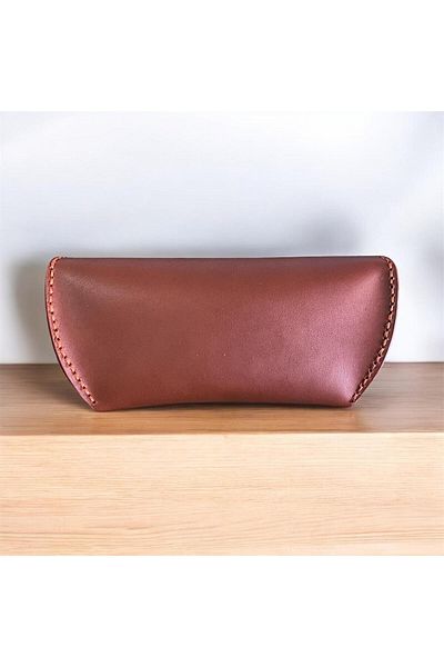 Hazal Atelier Genuine Leather Handmade Glasses Case