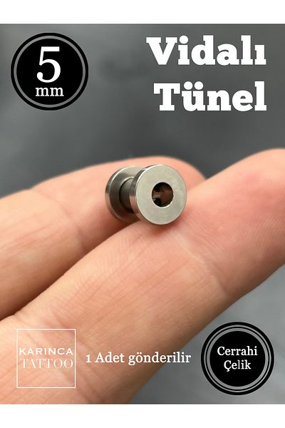 Karınca Piercing Standard 5 Mm Ear Tunnel Piercing