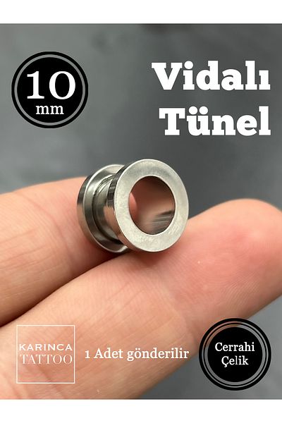 Karınca Piercing Standard 10 Mm Ear Tunnel Piercing