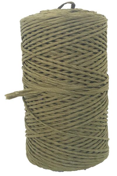 Nusrat Bilişim Khaki Green Twisted Angel Raffia - Bag Accessory No:14