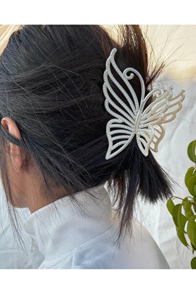 REYNA Kelebek Model Kafes Detaylı Mandal Toka