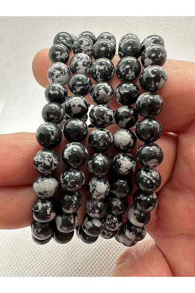 grs oyuncak Natural Wood Jasper Broken Stone Bracelet