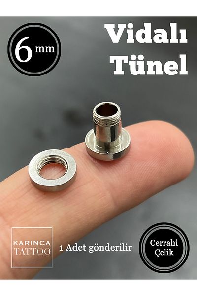 Karınca Piercing Standard 6 Mm Ear Tunnel Piercing