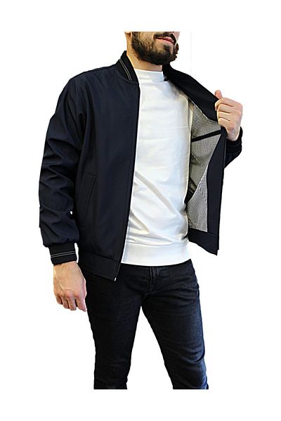 TANİŞ GİYİM Classic Collarless Seasonal Bonded Coat