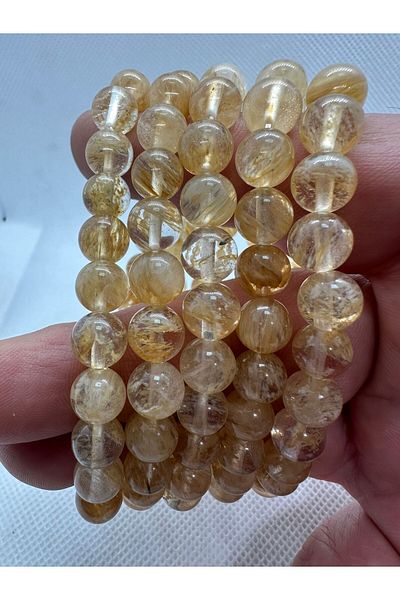 grs oyuncak 1 Natural Citrine Stone Bracelet