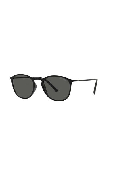 Giorgio Armani Man Square Sunglasses- Ar 8186u - Lense Size:52mm - Matte Black