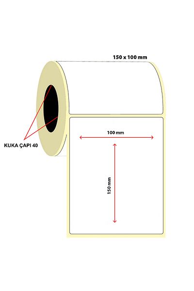 FitPlus باركود حراري صديق للبيئة 100x150 - 250 لفة