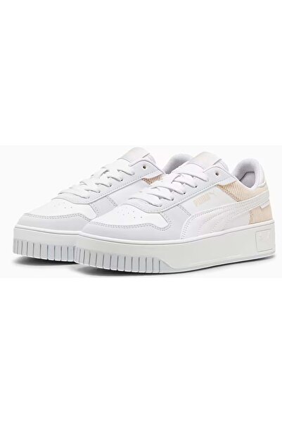 Puma 398740-01 Carina Street Cord Jr Sneaker Unisex Sports Shoes White