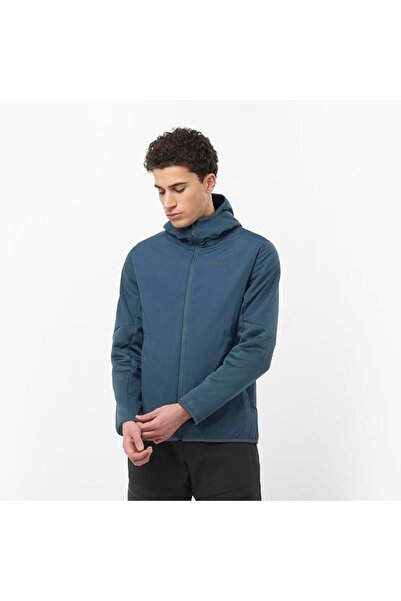 Salomon Outline Hybrid Warm Hd Primaloft ® Thermoplume Insulation Men's Coat Dark Blue