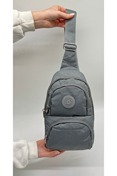 Bevitton Geantă de talie unisex model Bvt3300 gri