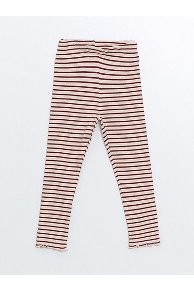 LC Waikiki Lcwk Elastic Waist Striped Baby Girl Leggings