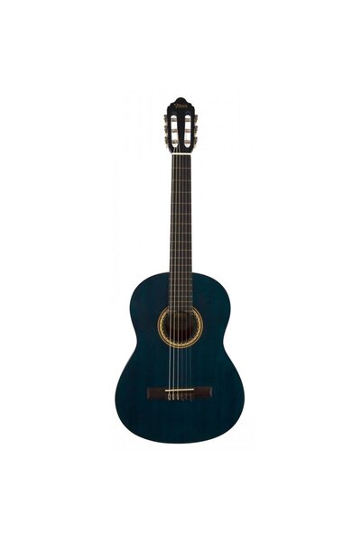 VALENCIA VC204TBU Klasik Gitar Maviburst KILIF+ PENA