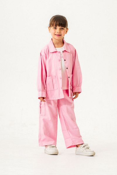 HAUSEkids 6-9 Years Miami Cotto Girl's 3-Piece Set - Pink