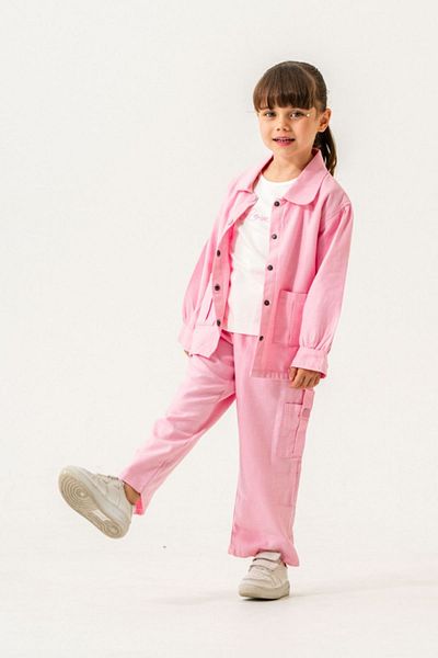 HAUSEkids 6-9 Years Miami Cotto Girl's 3-Piece Set - Pink