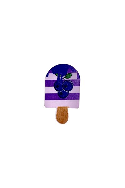Silka Ice Cream Konsept Grape Chill – Üzüm Aromalı Desenli Eğlenceli Dondurma Şekilli Silgi - 1 Adet Mor