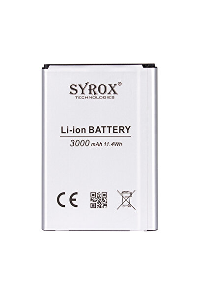 Syrox Lg G3 / G3 Uyumlu Stylus Batarya 3000 Mah B170