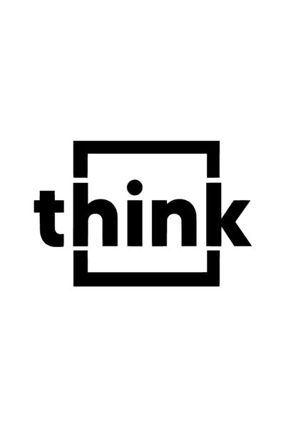Generic Brand Think - Car, Car, Laptop, Wall Compatible Sticker 70*49 cm