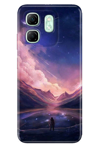 senada Infinix Hot 50I - Smart 9 Case Patterned Tpu Silicone Printed Mars Life