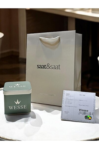 Wesse 3 Atm Water Resistant Calendar Steel Band Women's Wrist Watch Bracelet - Bw. 113404 .Y3