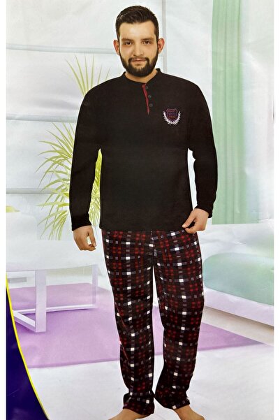 İpek Erkek Uzun Kol Polar Pijama Takımı