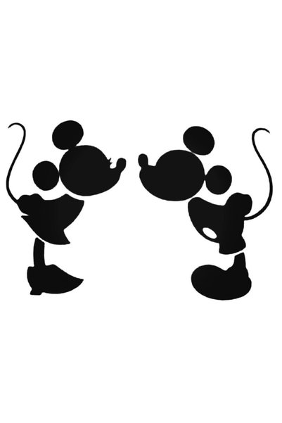 Kıvırcıkyoga Mickey Mouse Auto Engine Laptop Wall Foil Sticker 10X6 cm Lcst [...