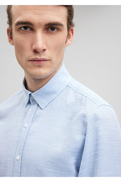 Mavi BLUE Cămașă BĂRBAȚI cu mânecă lungă Dark Saks Blue 020579 -83771