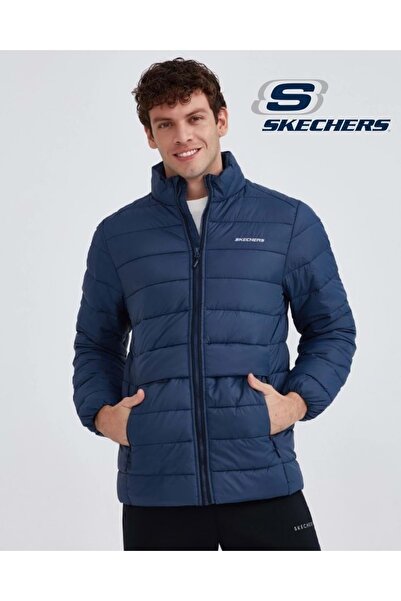 SKECHERS M Outerwear Padded Jacket Men's Navy Blue Coat S231242-410