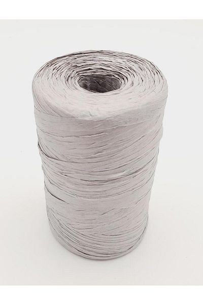 Nusrat Bilişim Light Gray Angel Raffia Rope - Bag Accessory
