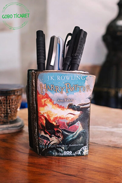 Gobo Harry Potter Ve Ateş Kadehi Kitabı Şeklindeki Kalemlik 10 X 8 Cm