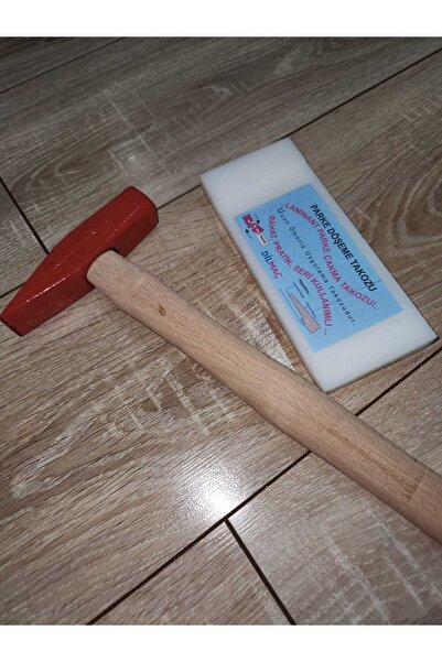 Emek Yapı Laminant Parke Polyamid Döşeme Çakma Takozu 2cm*17cm ve 500gr Çekiç