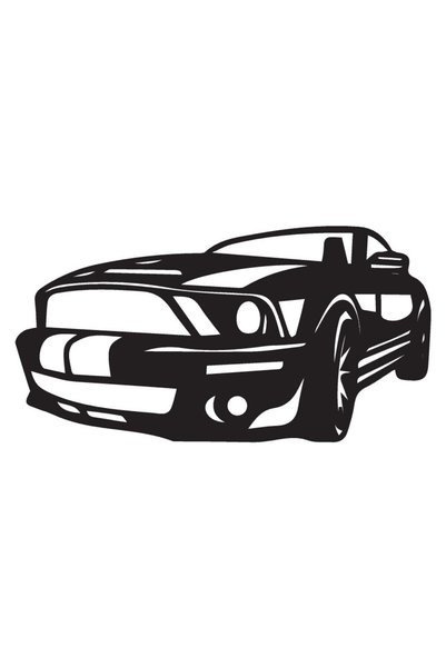 Generic Brand Classic Cars Auto Motor Laptop Wall Foil Sticker (Type 11) 15x7 Cm