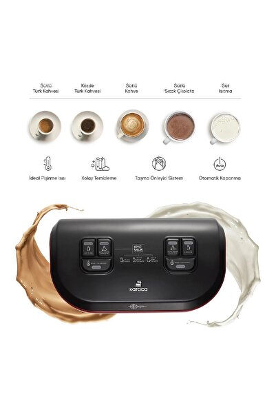Karaca Gray Souvenir Hüps Duet Double Turkish Coffee Machine