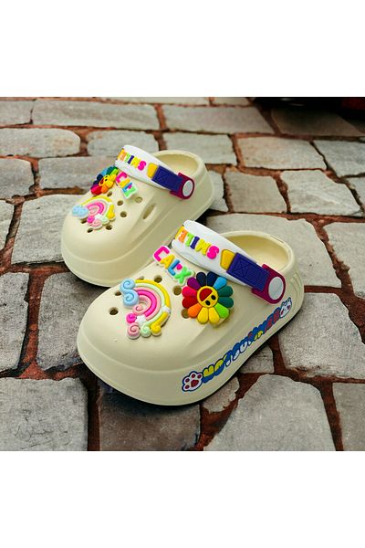 Hızlı Al Girl's Cross Sandals Slippers. Girl's Slippers Suitable for Marine Pool Garden Home Interior Use