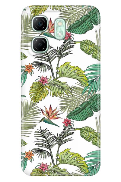 senada Infinix Hot 50I - Smart 9 Case Patterned Tpu Silicone Tropical