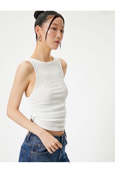 Koton Drape részletes sportoló texturált