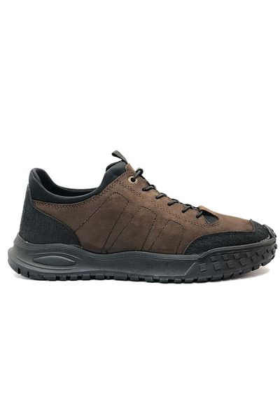 Hammer Jack Henley 102-24805-m Γνήσιο δέρμα Ανδρικά παπούτσια casual - Καφέ