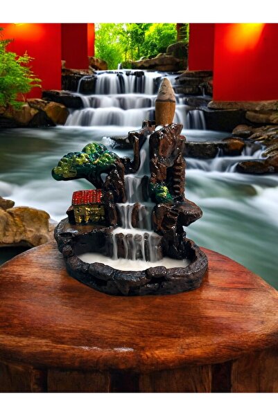 ELBUCOLECTION Manzara Temalı Modern Geri Akış Tütsülük, Tütsü Hediye