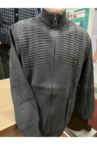 TCR Men's Knitwear Zippered Pocket Cardigan