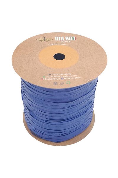 Nusrat Bilişim Milano Raffia Bodrum - 100 g Blue Bag Accessory