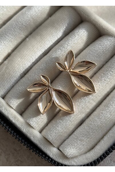 KİLİGİSTANBUL Gold Renk Liam Küpe 3,50 Cm